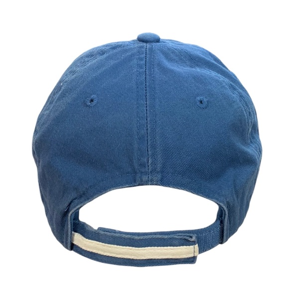 Vintage Sheridan County Title Wyoming WMNS Blue & White Adjustable Strapback Hat - Picture 3 of 5